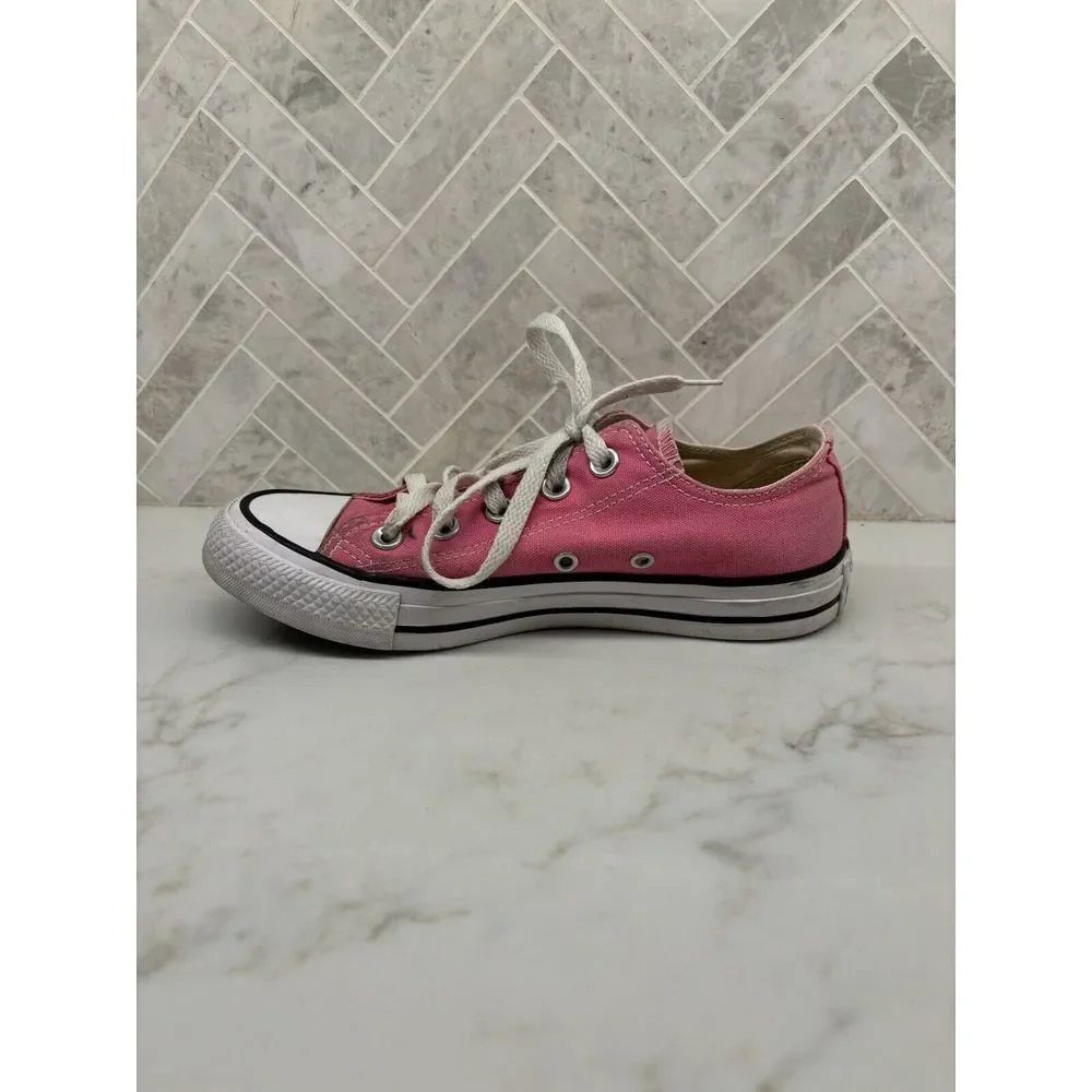 Converse Chuck Taylor All Star OX‎ Low Top Solid Bubblegum Pink Womens Size 6